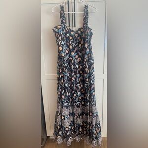 Universal Thread Navy Floral Maxi Dress